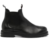Chelsea-Boots mit Budapestermuster