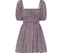 Minikleid mit Blumen-Print