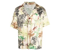 Hemd mit Dschungel-Print