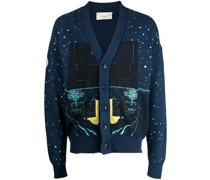 Cardigan mit Illustration