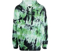 Hoodie mit Batikmuster