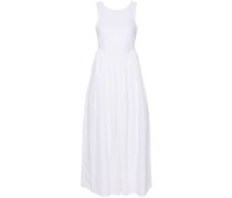 flared cotton maxi dress
