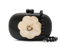 Olive Camelia Clutch