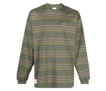 Gestreiftes T-Shirt mit Logo