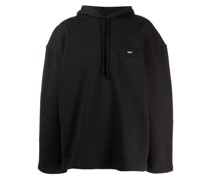 Hoodie mit Logo-Stickerei