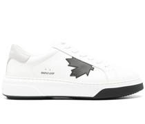 Bumper leather sneakers