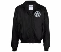 logo technical bomber jacket
