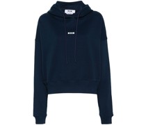 Cropped-Hoodie mit Logo