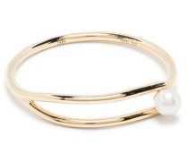 18kt Gelbgoldring mit Akoya-Perle