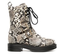 Stiefel mit Schlangeneffekt