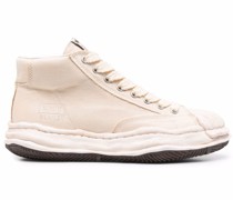 High-Top-Sneakers mit runder Kappe