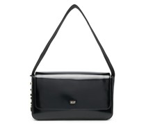 Schultertasche mit Logo-Print