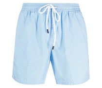 Badeshorts mit grafischem Print