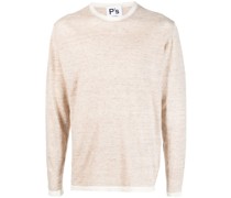 Fein gestrickter Leinenpullover