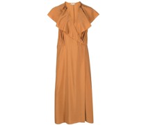 Midikleid im Wickelstil