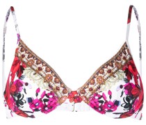 Bikinioberteil mit grafischem Print