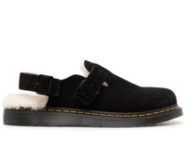 Jorge Wildleder-Mules mit Shearling
