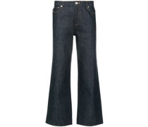 A.P.C. Weite Cropped-Jeans
