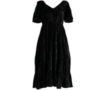 Kleid in Samtoptik