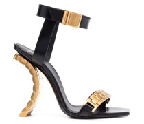 Sandalen mit Kettendetail 105mm
