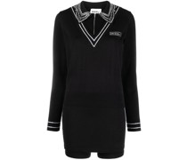 Pullover mit Kristallen