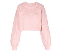 logo-embroidered cotton sweatshirt