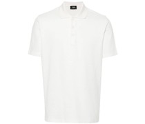 FF-pattern cotton polo shirt