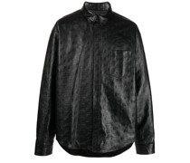 Hemdjacke aus Leder mit BB