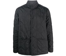 Gesteppte Jacke mit Logo-Patch