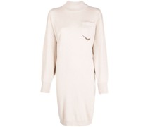 Gestreiftes Strickkleid