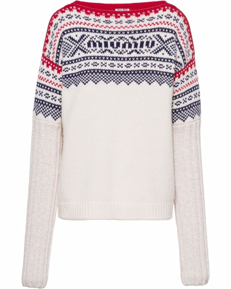 Miu Miu Damen Shetland Pullover