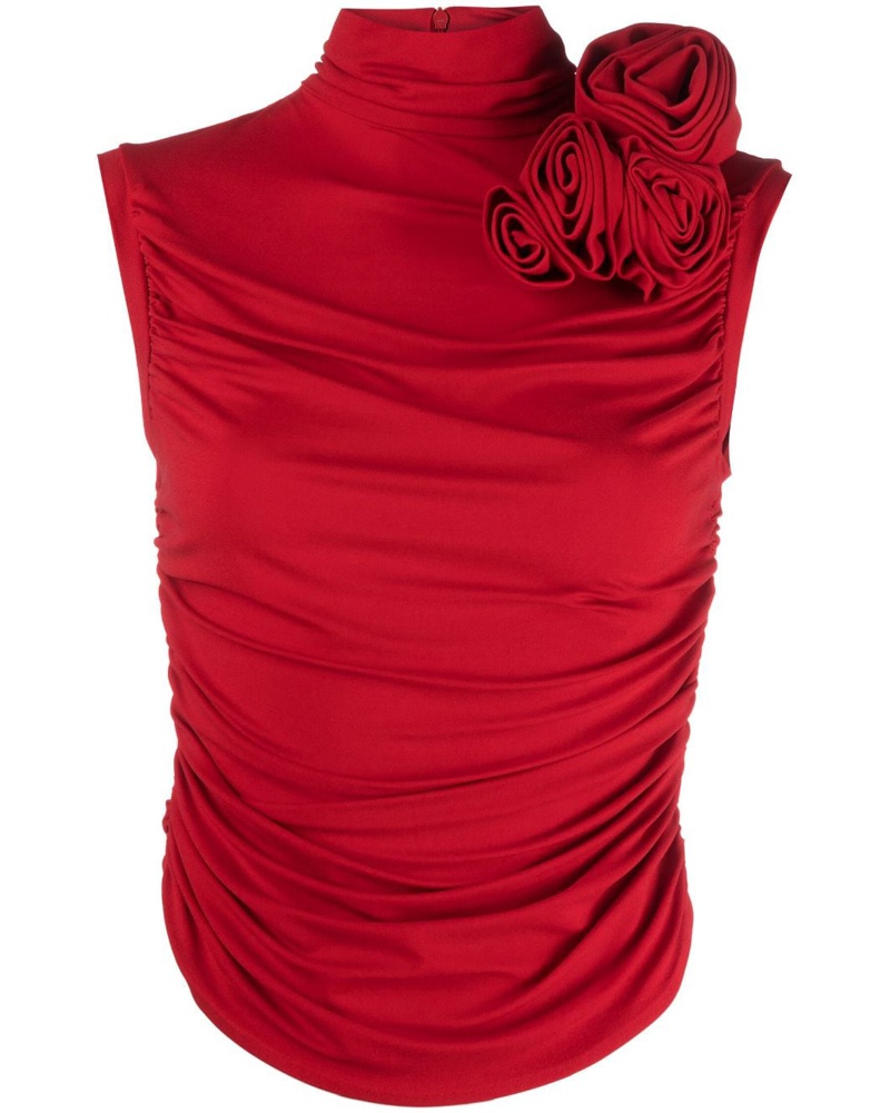 Magda Butrym Damen Gerafftes Top