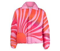 Gemusterte Bomberjacke