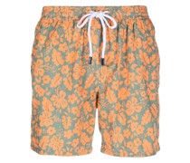 Badeshorts mit Blumen-Print