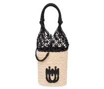 Beuteltasche aus Stroh
