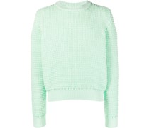Pullover mit Lochstrickmuster