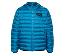 Gefütterte Jacke mit Logo-Applikation