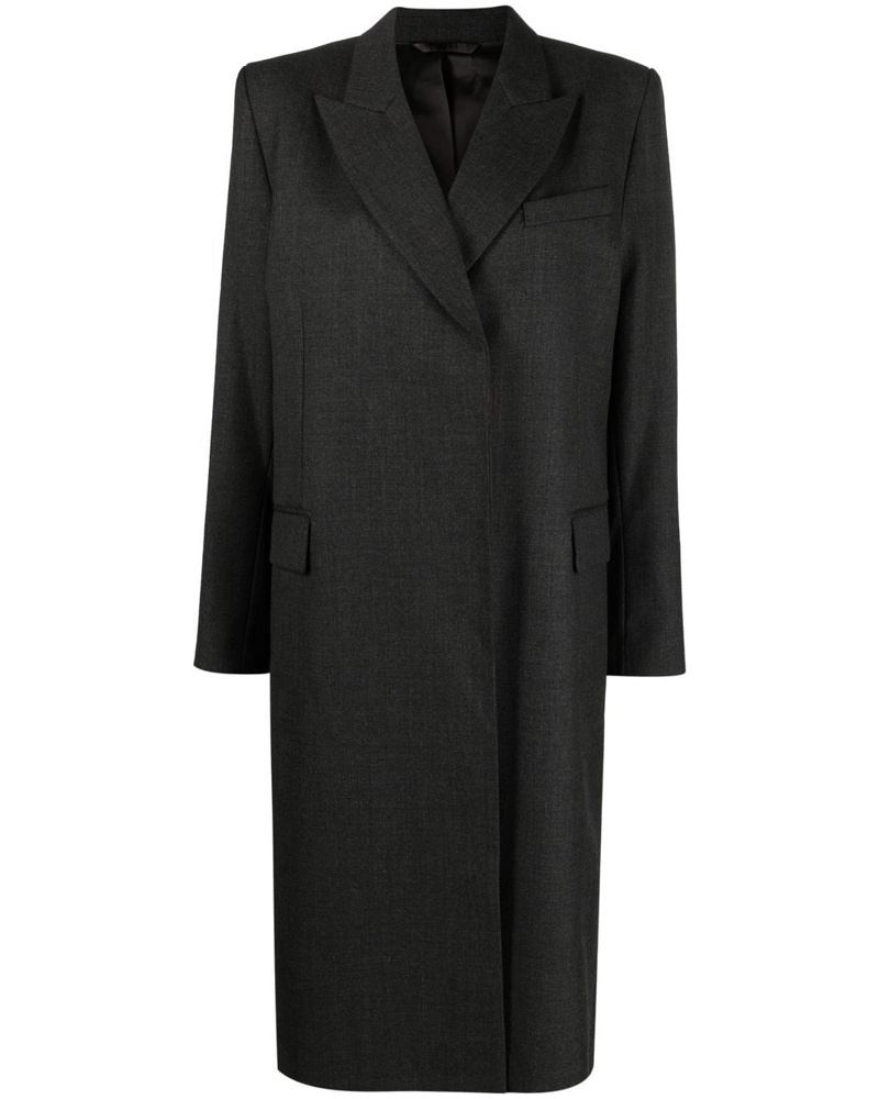 Acne Studios Damen Mantel mit verdecktem Verschluss Acne Studios Damen Mantel mit verdecktem Verschluss