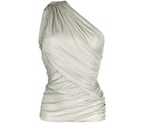 Drapiertes One-Shoulder-Top