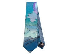 Krawatte aus Seide mit Print