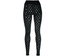 Perforierte Leggings