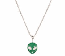 Halskette mit Alien-Anhänger