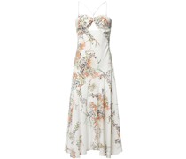 Neckholder-Kleid mit Blumen-Print