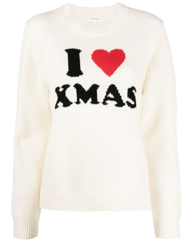 Chinti & Parker Damen Christmas Intarsien-Pullover