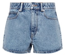 Jeans-Shorts mit Kristallen
