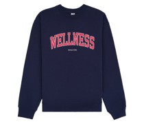 Sweatshirt mit "Wellness"-Print