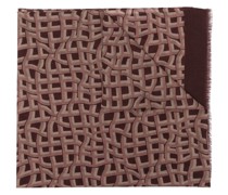 Schal mit Monogramm-Print