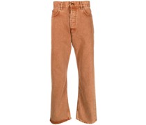 Halbhohe Straight-Leg-Hose