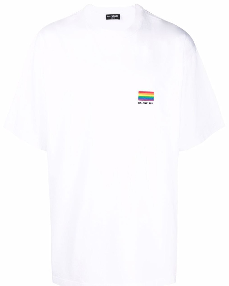 Balenciaga Damen LGBTQ T-Shirt Balenciaga Damen LGBTQ T-Shirt