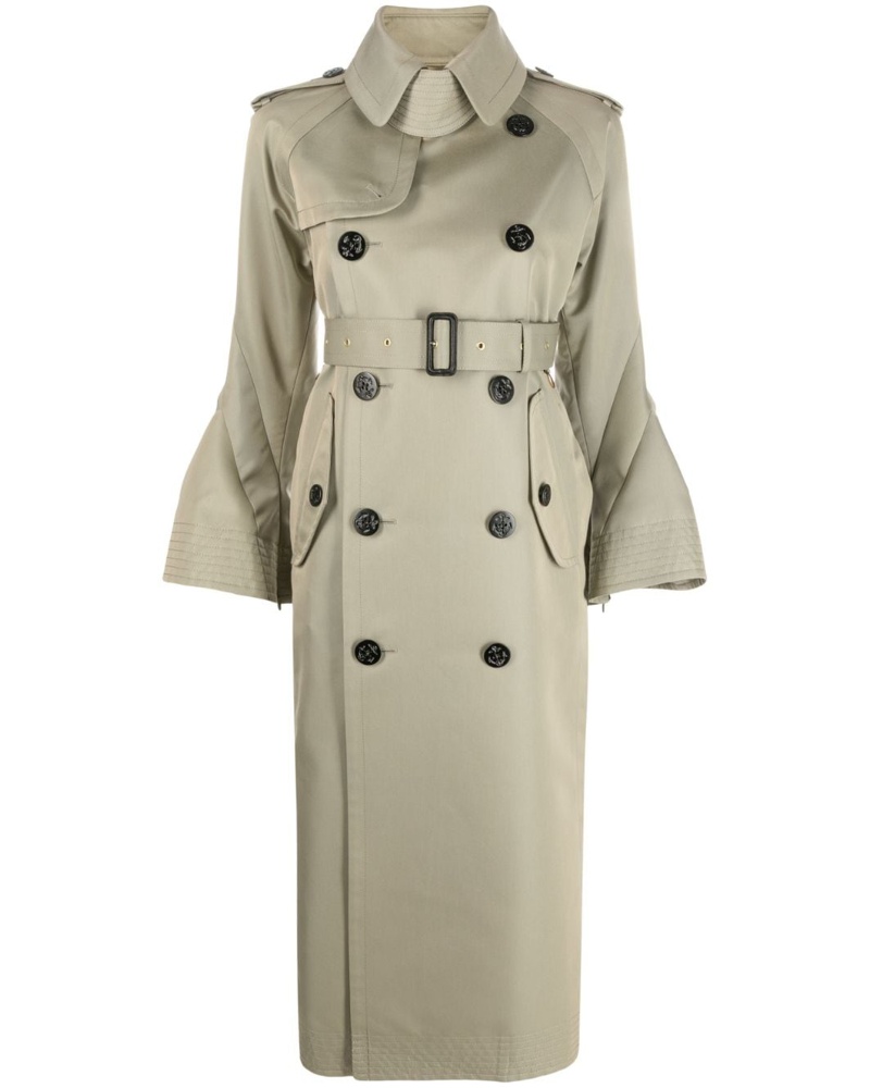 Sacai Damen Klassischer Trenchcoat